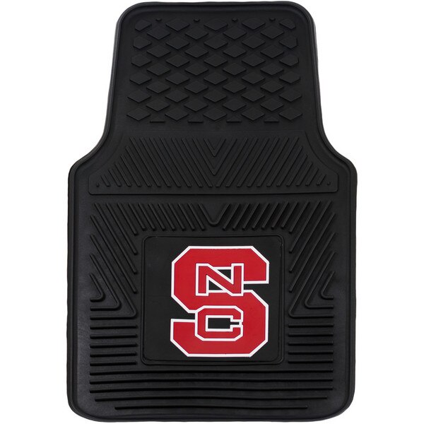 NC State 2-pc Vinyl Car Mats 17"x27